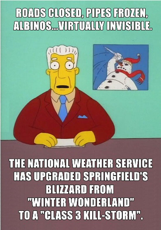 East Coast Weather Reports