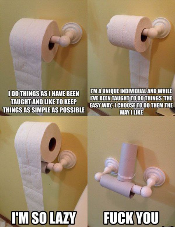 Toilet Roll Etiquette