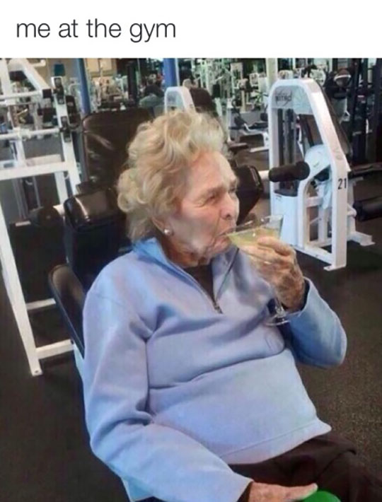 Me At The Gym