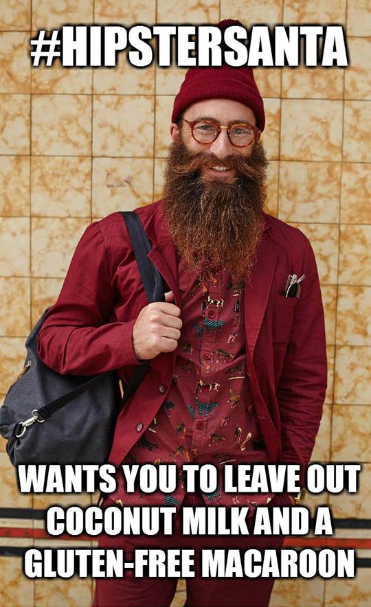 Hipster Santa